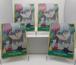 Fleeting Lullaby Playset - P-057 Promo x4 - Starter Deck 16 - One Piece TCG - Image 1
