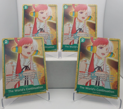 The World's Continuation Playset - P-059 x4 - Starter Deck 16 - One Piece TCG - Image 1