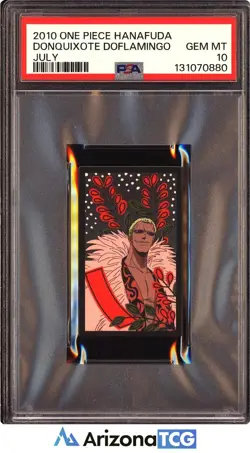 One Piece 2010 Donquixote Doflamingo July One Piece Hanafuda GEM MINT PSA 10 - Image 1