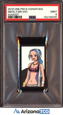 One Piece 2010 Nefeltari Vivi August One Piece Hanafuda PSA 9 - Image 1