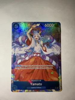 Namco One Piece CCG Yamato OP13-054 Carrying On His Will Alt Art Foil SR 6000 - Image 1