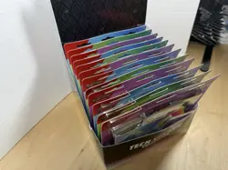 Pokemon Prismatic Evolutions Tech Sticker Collection (Lot of 12) Sealed W/Box - Image 2