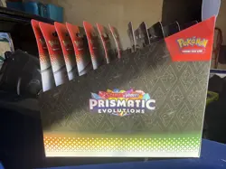 Pokemon Prismatic Evolutions Tech Sticker Collection (Lot of 12) Sealed W/Box - Image 2
