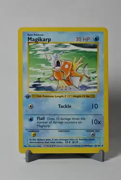 Pokemon TCG Magikarp 035/102 Base Set (Shadowless) Regular - 1st Edition - Image 1