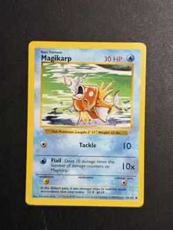 Magikarp 035/102 Base Set (Shadowless) Regular Pokemon TCG Wizards - Image 1