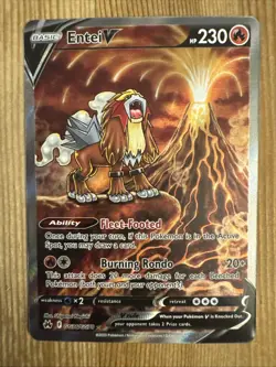 Entei V - GG36/GG70 - Pokemon Crown Zenith Galarian Gallery Ultra Rare NM - Image 1