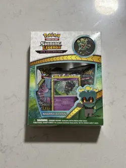 Pokemon TCG Shining Legends Marshadow Pin Collection Sealed SHIPS NEXT DAY - Image 1