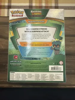 Pokemon TCG: Shining legends Pin Collection Marshadow. Factory Sealed, Rare! - Image 2