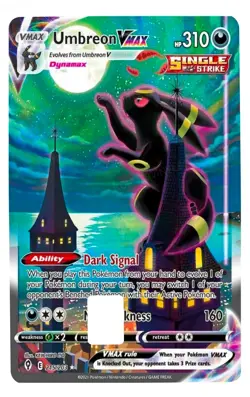 Umbreon Vmax for Credit Debit Card Skin - Vinyl Sticker for Small Chip - Image 1