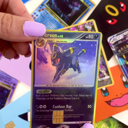 Umbreon Holo 32/100 Credit/Debit Card Skin - Premium Small Chip Vinyl Decal - Image 2