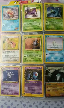 Old Pokemon Binder Cards Collection Holos Wotc Topps E Reader Etc - Image 3