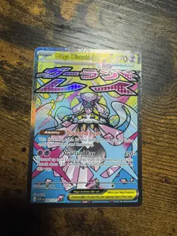 Mega Diancie ex 267/217 Ascended Heroes Evolution Rare Pokemon Full Art Card NM - Image 1