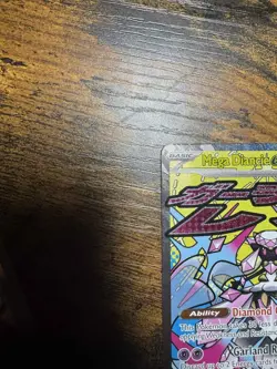 Mega Diancie ex 267/217 Ascended Heroes Evolution Rare Pokemon Full Art Card NM - Image 3