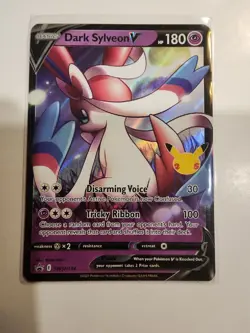 Dark Sylveon V SWSH134 - Celebrations Promo - Holo Pokemon Card - Image 1