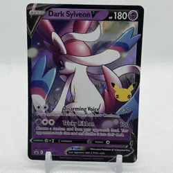 Dark Sylveon V SWSH134 - Black Star Promo - Celebrations - Pokemon TCG Holo Card - Image 1