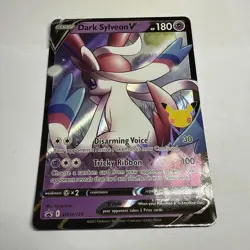 Dark Sylveon V SWSH134 - Black Star Promo - Celebrations - Pokemon TCG Holo Card - Image 2