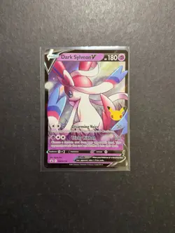 Dark Sylveon V SWSH134 Holo Ultra Rare Promo Pokemon Card SWSH BSP PTCG NM - Image 1