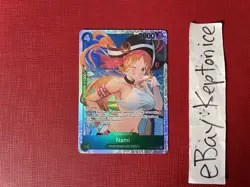 One Piece TCG ENGLISH Nami OP14-031 SR Foil Holo The Azure Sea’s Seven Rare - Image 1
