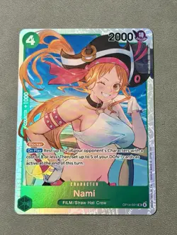 Nami OP14-031 (SR) The Azure Sea’s Seven One Piece TCG English NM - Image 1
