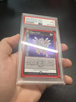 2022 MetaZoo World Poker Tour Kickstarter: PSA 9 #7 Mothman To Arms FULL HOLO - Image 3