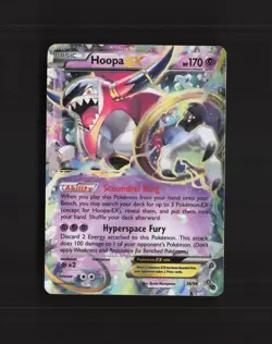Hoopa EX 36/98 Ancient Origins Ultra Rare Holo Pokemon Card LP - Image 1