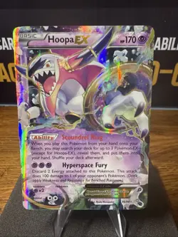 Hoopa EX 36/98 XY Ancient Origins Ultra Rare Holo Pokemon TCG Card - Image 1
