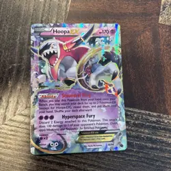Hoopa EX 36/98 XY Ancient Origins Ultra Rare Holo Pokemon TCG Card - Image 1