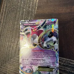 Hoopa EX 36/98 XY Ancient Origins Ultra Rare Holo Pokemon TCG Card - Image 2