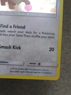 Eevee SM184 Promo - Sun & Moon - Mizue Holo - LP Lightly Played - Pokemon TCG - Image 5