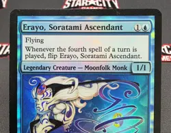 MTG FOIL Erayo, Soratami Ascendant- Signed -Saviors of Kamigawa Magic Card # 35 - Image 3