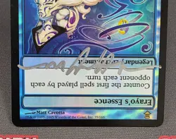 MTG FOIL Erayo, Soratami Ascendant- Signed -Saviors of Kamigawa Magic Card # 35 - Image 4