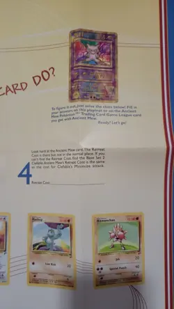 RARE NEW 2000 Ancient Mew Pokemon Trading Card Game Play Paper arena - Image 2