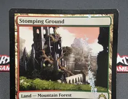 MTG Stomping Ground- DAMAGED -Gatecrash Magic the Gathering Card # 247 - Image 3