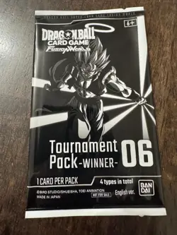 Dragon Ball Super TCG Card Fusion World Tournament Pack Winner 06 English Sealed - Image 1