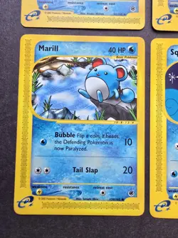 Pokemon TCG Expedition Base Set 165 Water Type Near Mint Cards - Image 5