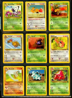 1999 Pokemon JUNGLE Set COMPLETE Non Holo UNCOMMON COMMON Cards #31-64 Lot NM - Image 2