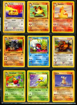 1999 Pokemon JUNGLE Set COMPLETE Non Holo UNCOMMON COMMON Cards #31-64 Lot NM - Image 3