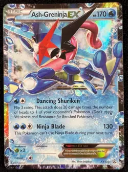 Ash-Greninja EX XY133 Promo Holo XY Promos Pokemon Card - MP - Image 1