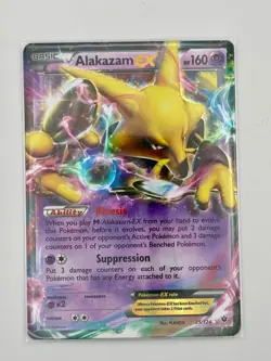🇨🇦 Alakazam EX 25/124 Pokemon Card XY Fates Collide Pokemon TCG NM - Image 1