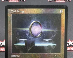 MTG FOIL Sol Ring- DAMAGED -Love Your LGS Promo Magic the Gathering Card # 001 - Image 3
