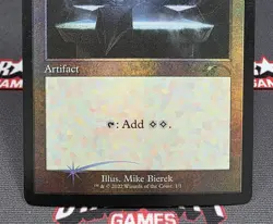 MTG FOIL Sol Ring- DAMAGED -Love Your LGS Promo Magic the Gathering Card # 001 - Image 4