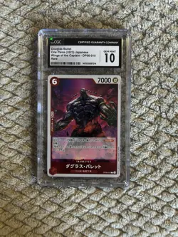 One Piece Card Game CGC 10 Douglas Bullet OP06-010 Wings of the Captain JP - Image 1
