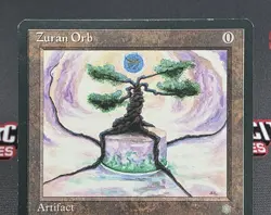 MTG Zuran Orb- DAMAGED -Ice Age Magic the Gathering Card # 350 - Image 3