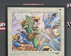 MTG Reinforcements (Orc)- Signed -Alliances Magic the Gathering Card # 012a - Image 3