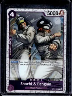 One Piece Card Game Three Captains Shachi & Penguin #ST10-008 - Image 1