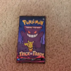 2022 Pokemon Trick or Trade Booster Pack 3 Cards Gengar Pikachu Nintendo - Image 1