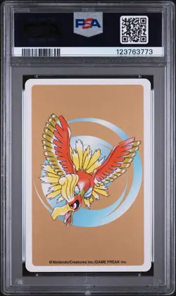 2000 POKEMON GOLD VERSION PLAYING CARDS 7 OF DIAMONDS #012 BUTTERFREE PSA 10 - Image 2