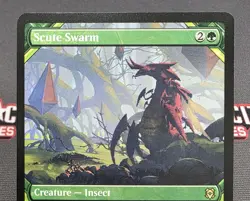 MTG Scute Swarm- DAMAGED -Zendikar Rising Magic the Gathering Card # 308 - Image 3