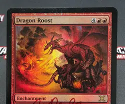 MTG FOIL Dragon Roost- Signed - 10th Edition Magic the Gathering Card # 197 - Image 3