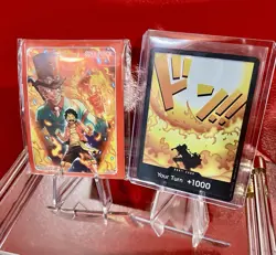 Portgas D Ace One Piece Foil Don Card Promo Devil Fruit Collection Vol 2 New - Image 1
